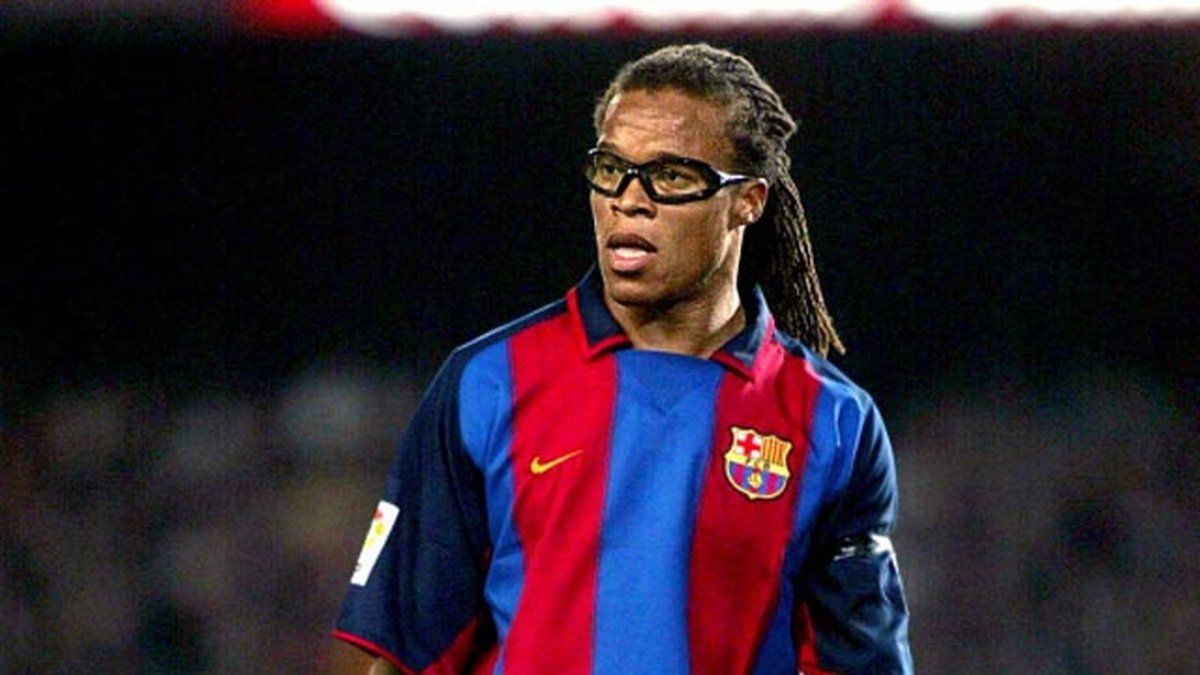 Edgar davids cheap barcelona jersey