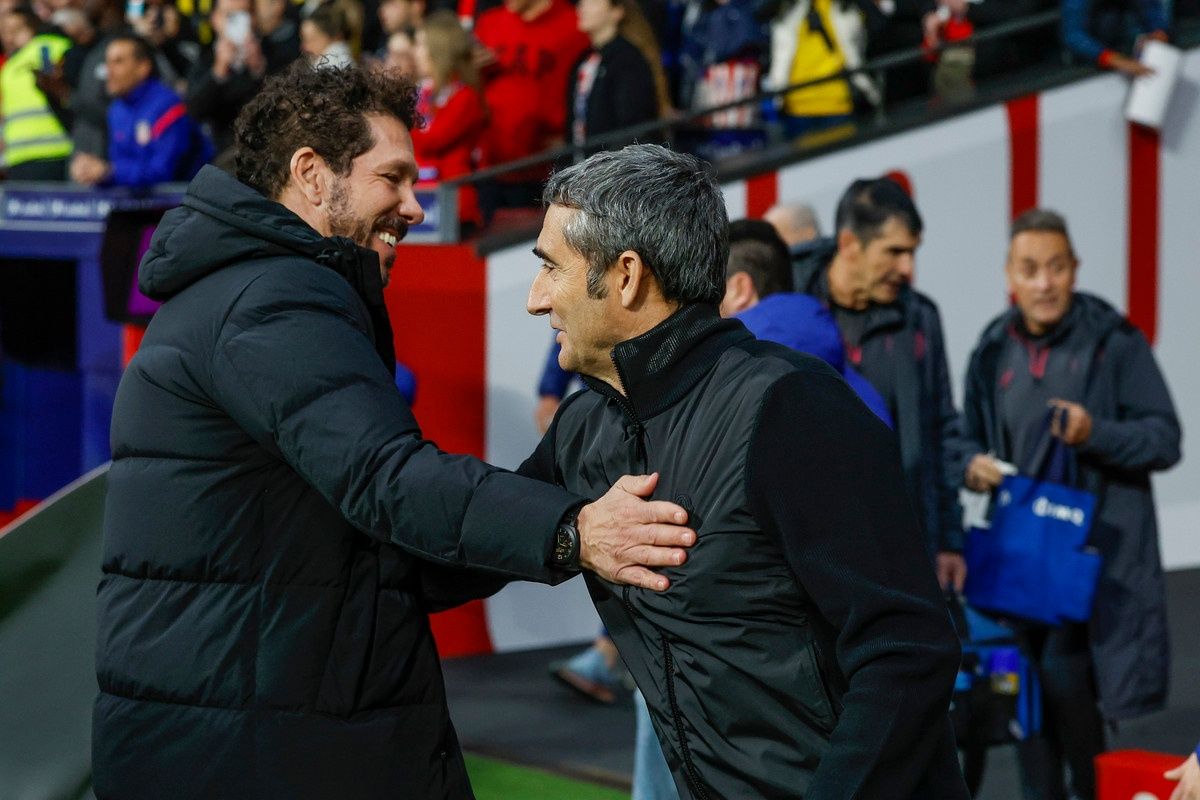 Diego Simeone and Ernesto Valverde react to Athletic Club’s first leg win over Atletico Madrid