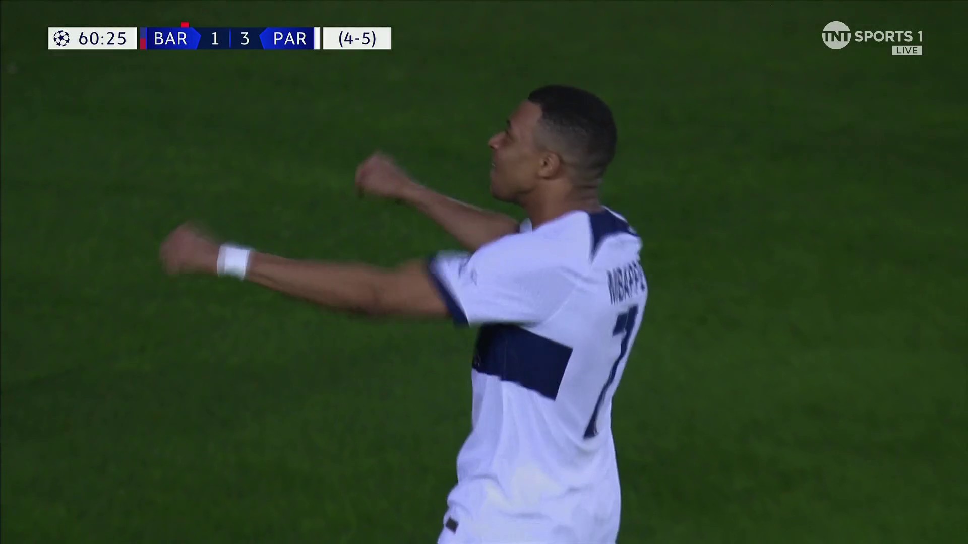 WATCH: PSG now 5-4 up as Kylian Mbappe converts penalty against Barcelona