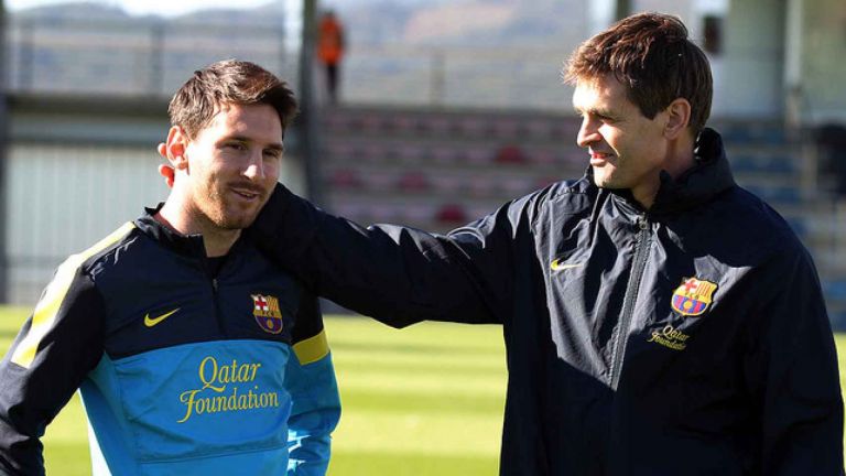 Lionel Messi pays tribute to well-loved former Barcelona manager on ...