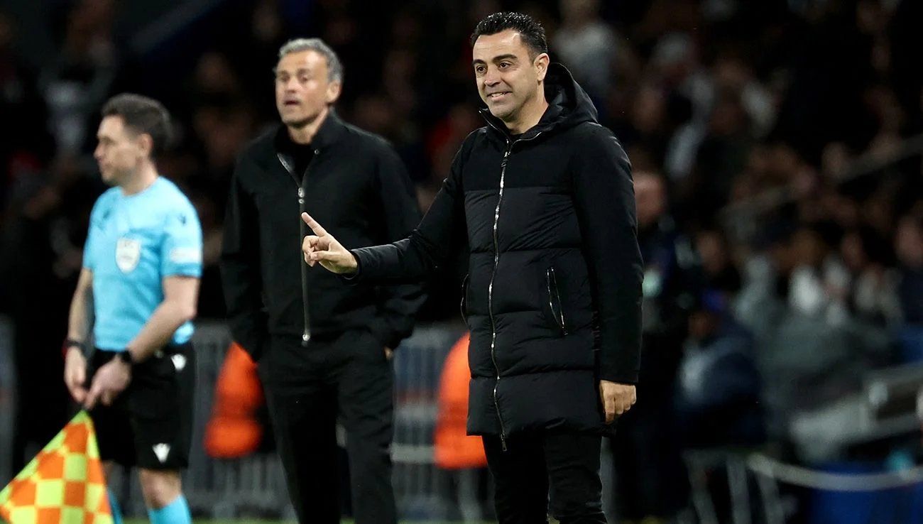 Paris Saint-Germain manager Luis Enrique makes appeal to Xavi Hernandez after Barcelona exit