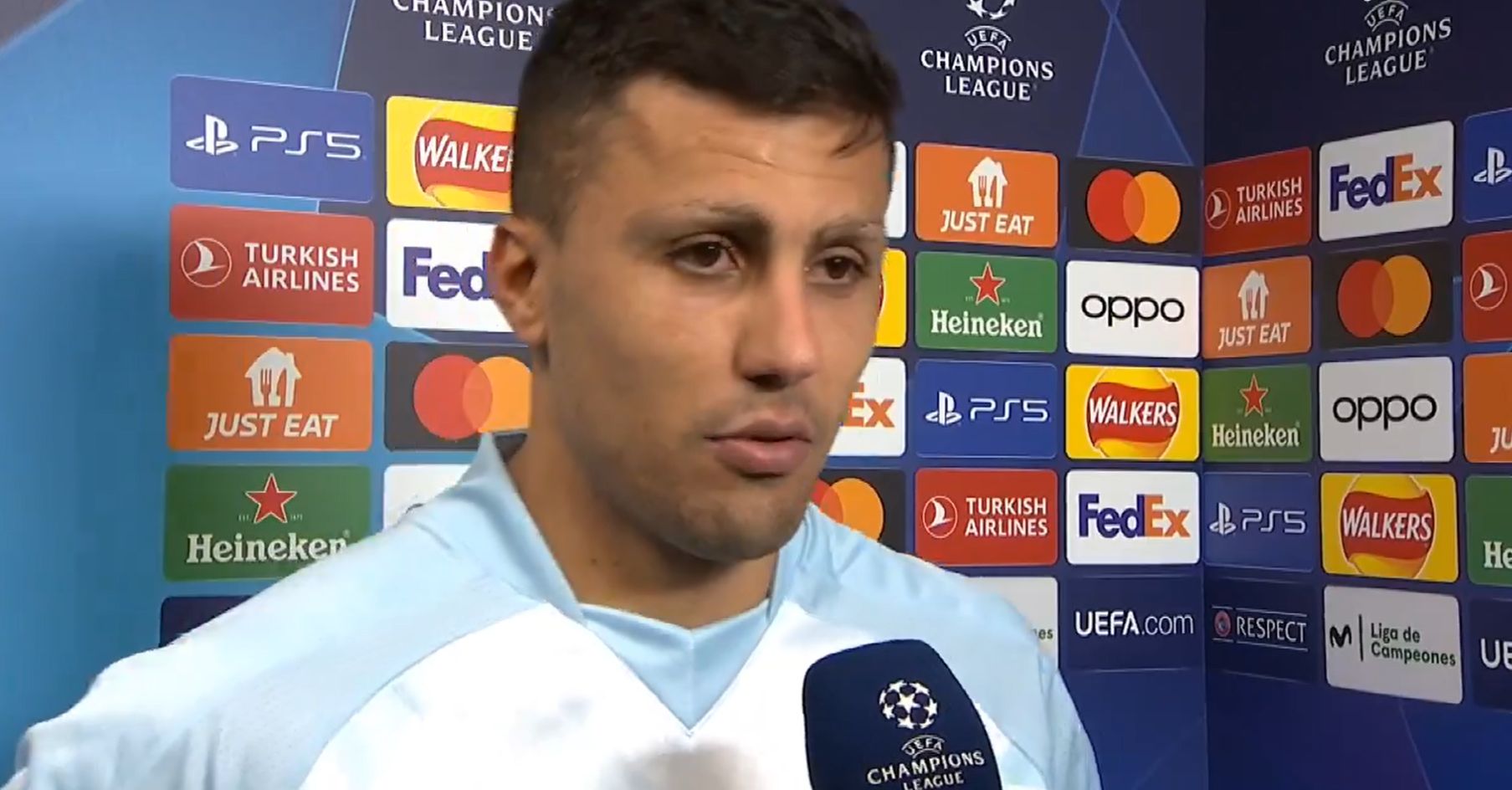 Manchester City’s Rodri Hernandez goes down with bitter response to Real Madrid defeat