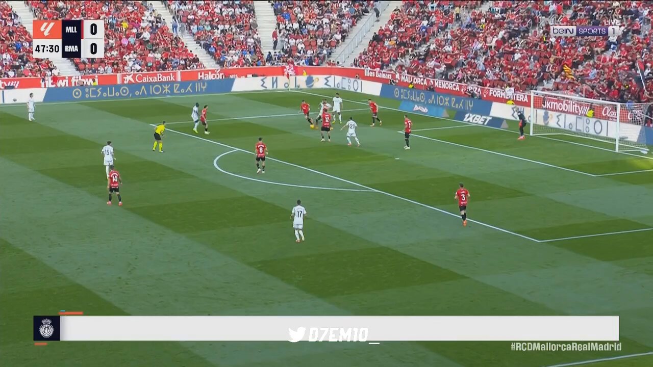 WATCH: 30-yard stunner from Aurelien Tchouameni sees Real Madrid break deadlock against Mallorca