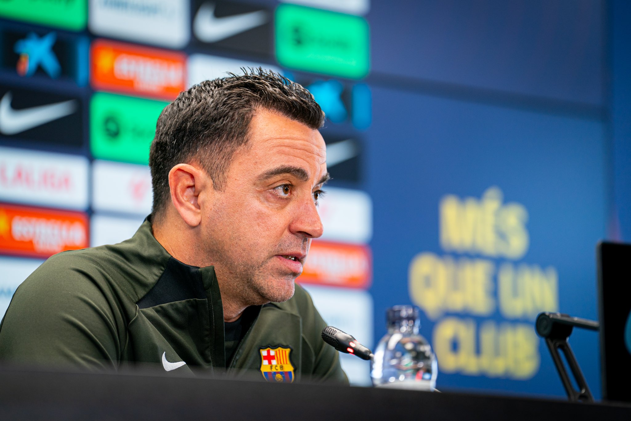 Barcelona manager Xavi Hernandez says there will be no changes to staff amid reports of addition