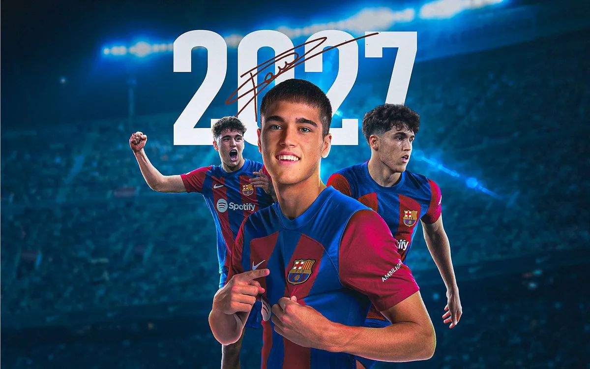 Barcelona starlet Pau Cubarsi renews contract with major increase in release clause