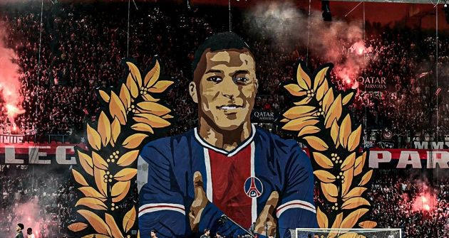 Kylian Mbappe tifo