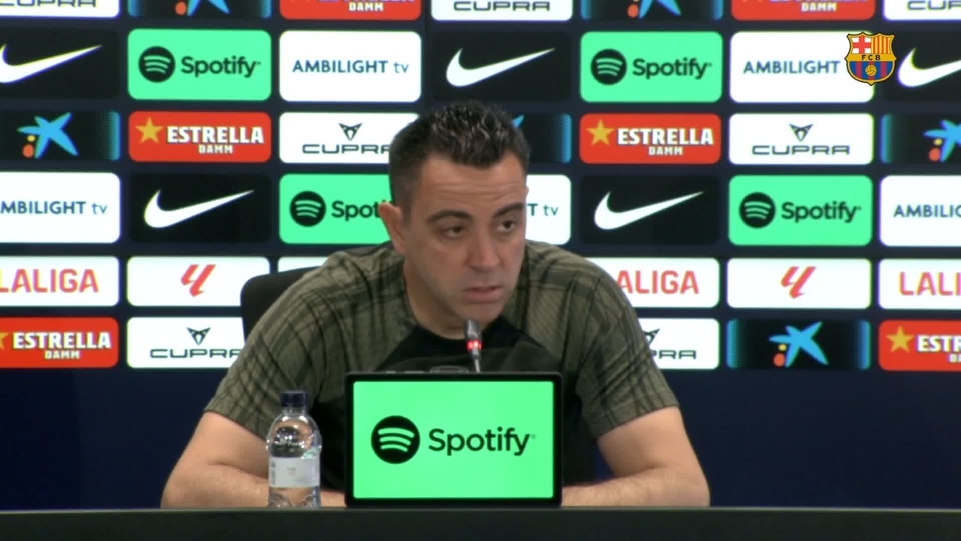 “Don’t ask me about this anymore” – Xavi Hernandez snaps back at question on Barcelona star’s future