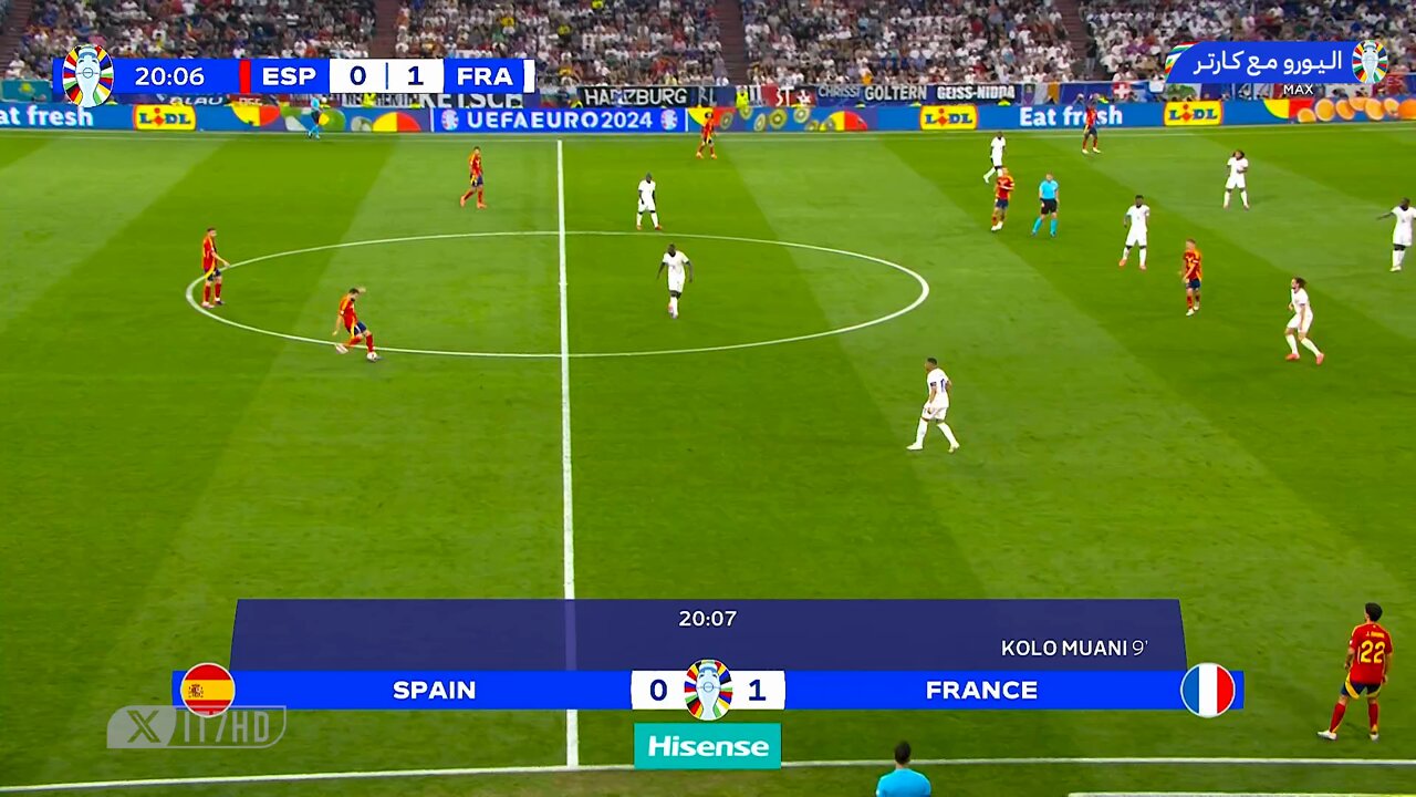 WATCH: Incredible Lamine Yamal strike has Spain back on level terms against France