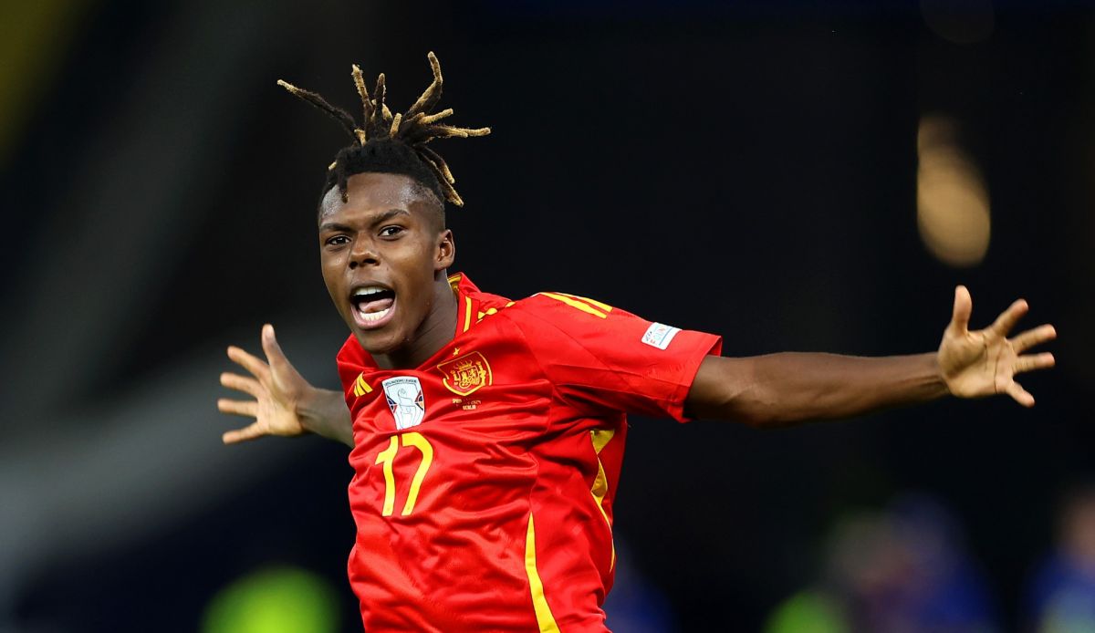 Maillot Espagne Adidas Finale Euro 2024 – Williams – Rouge – Taille XL