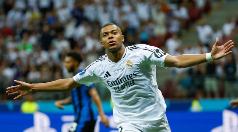 Kylian Mbappe decisive on debut as Real Madrid win UEFA Super Cup