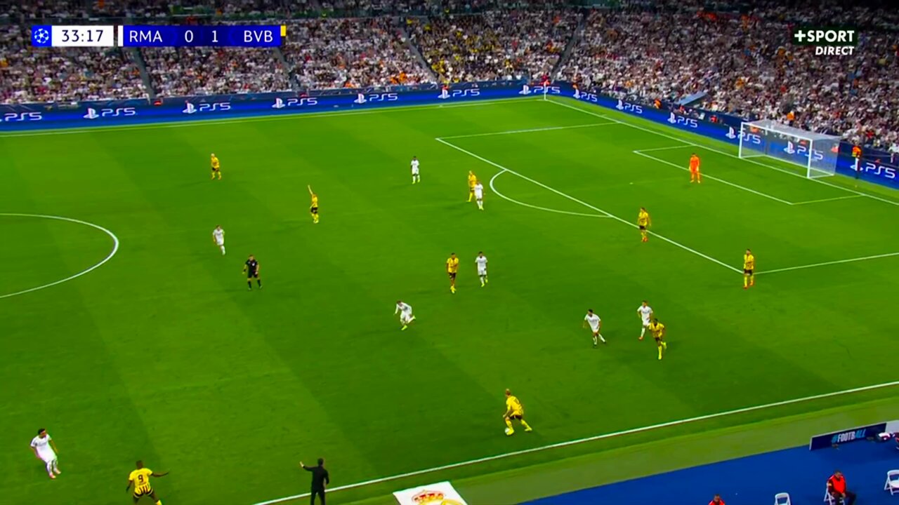 WATCH: Real Madrid all at sea as Borussia Dortmund score second goal in four minutes