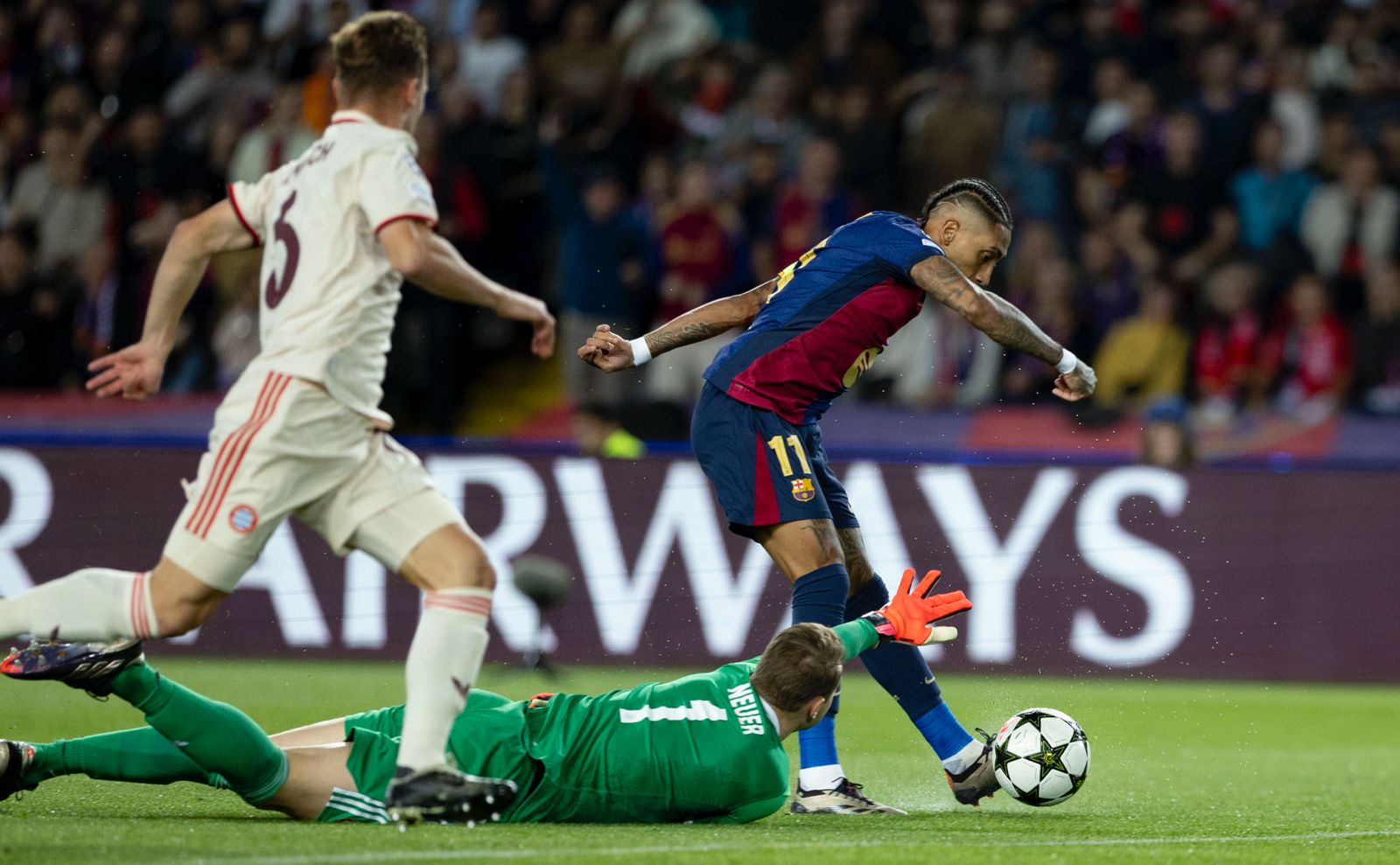 Raphinha inspires Barcelona to emphatic Champions League victory over Bayern Munich