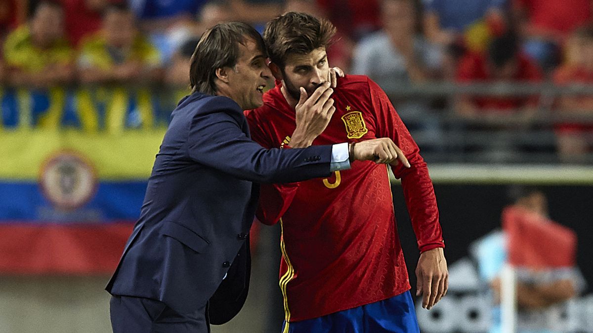 Journalist explains Julen Lopetegui’s version of Gerard Pique ultimatum – ‘It’s a lie’