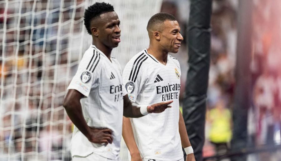 Vinicius Junior and Kylian Mbappe prove there's no animosity between ...