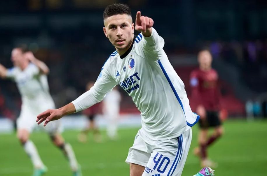 Bardghji celebrates a goal