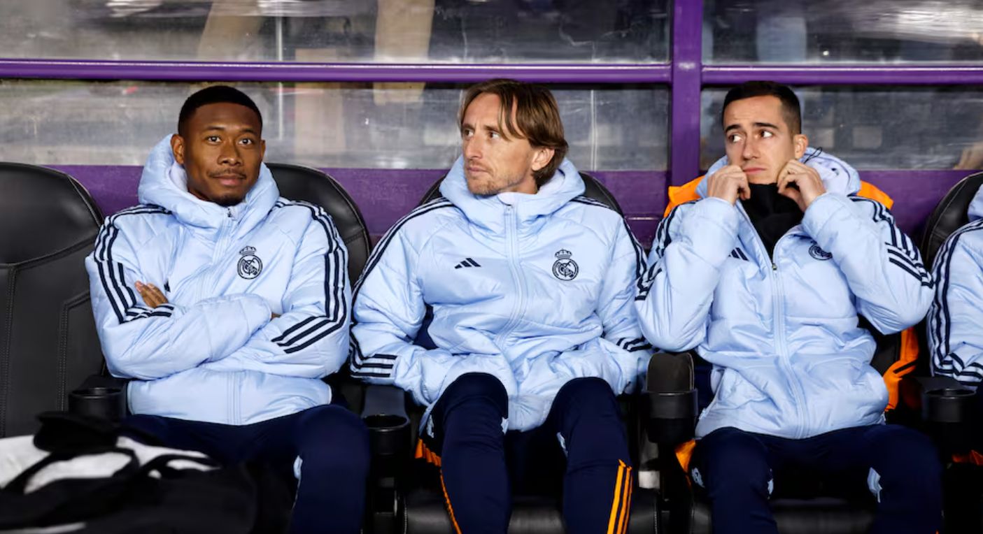 Modric sits on the bench for Real Madrid