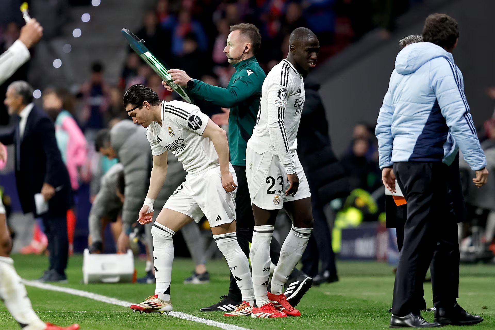 Fran Garcia replaces Ferland Mendy