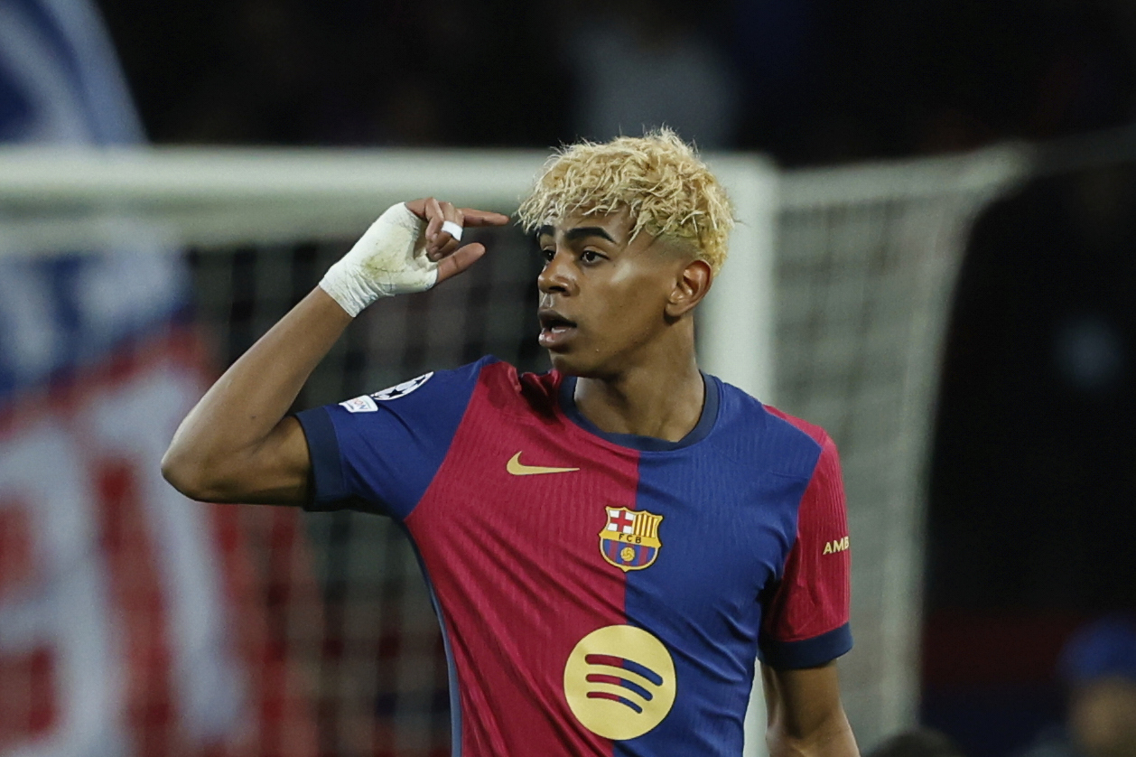 Pau Cubarsi, Raphinha, Lamine Yamal and Ferran Torres react to Inter tie