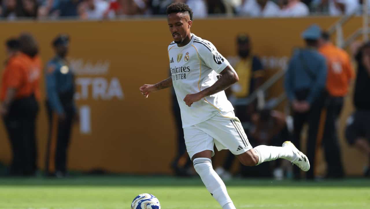 Militao proporcionó en la acción en la copa de la copa.