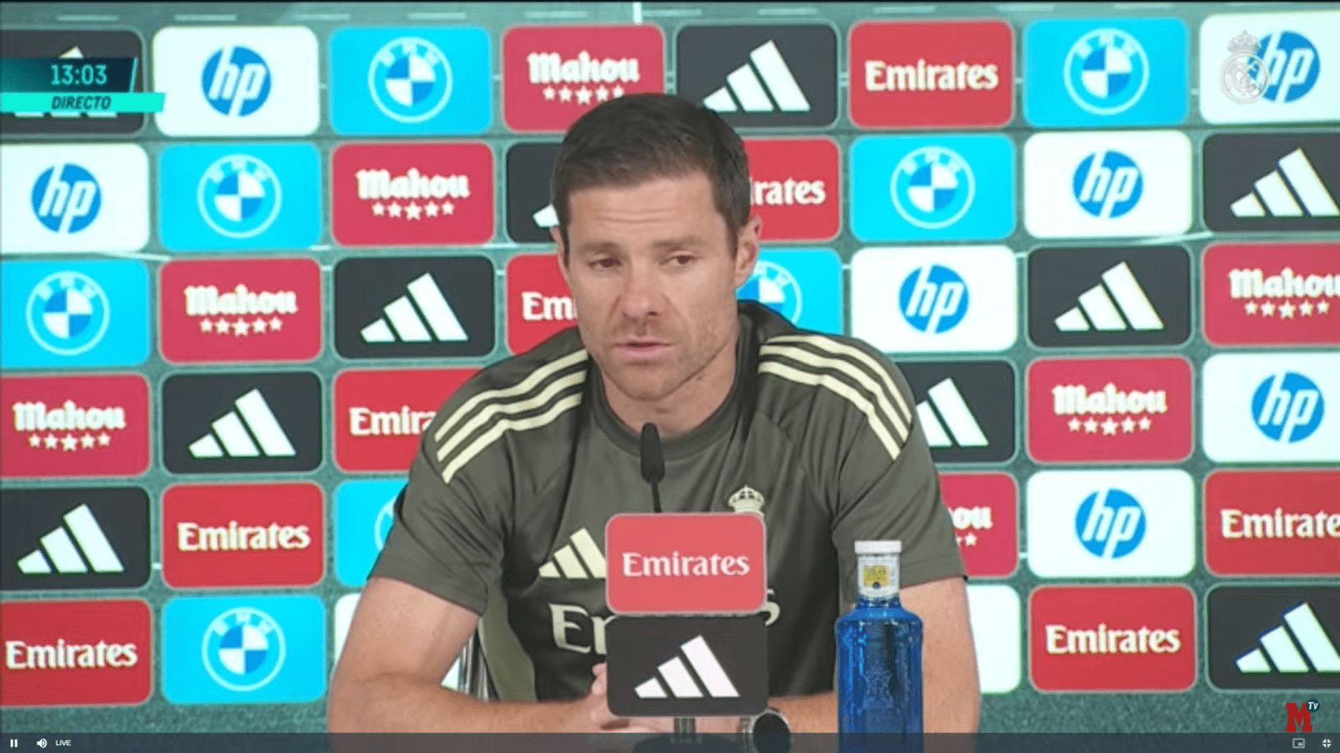 Xabi Lonso is sending a warning to real madrid players before DERBY