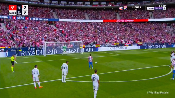 WATCH: Atletico Madrid back in front as Real Madrid now trail 3-2 in derby clash