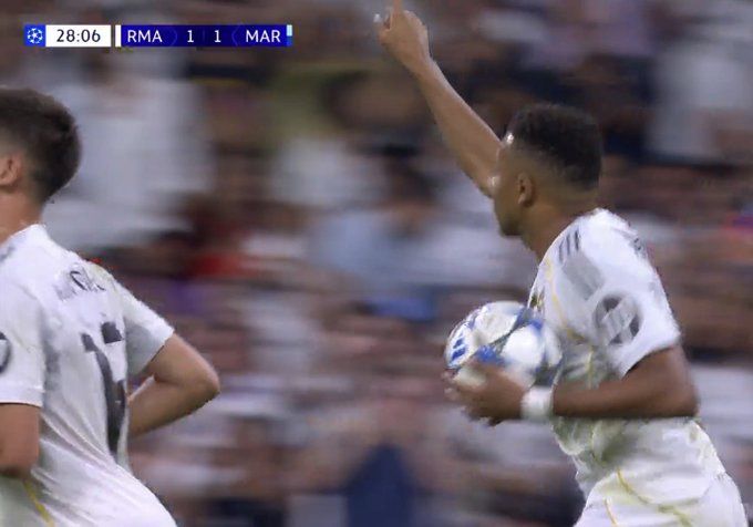 WATCH: Real Madrid and Olympique Marseille trade goals in the space of five minutes