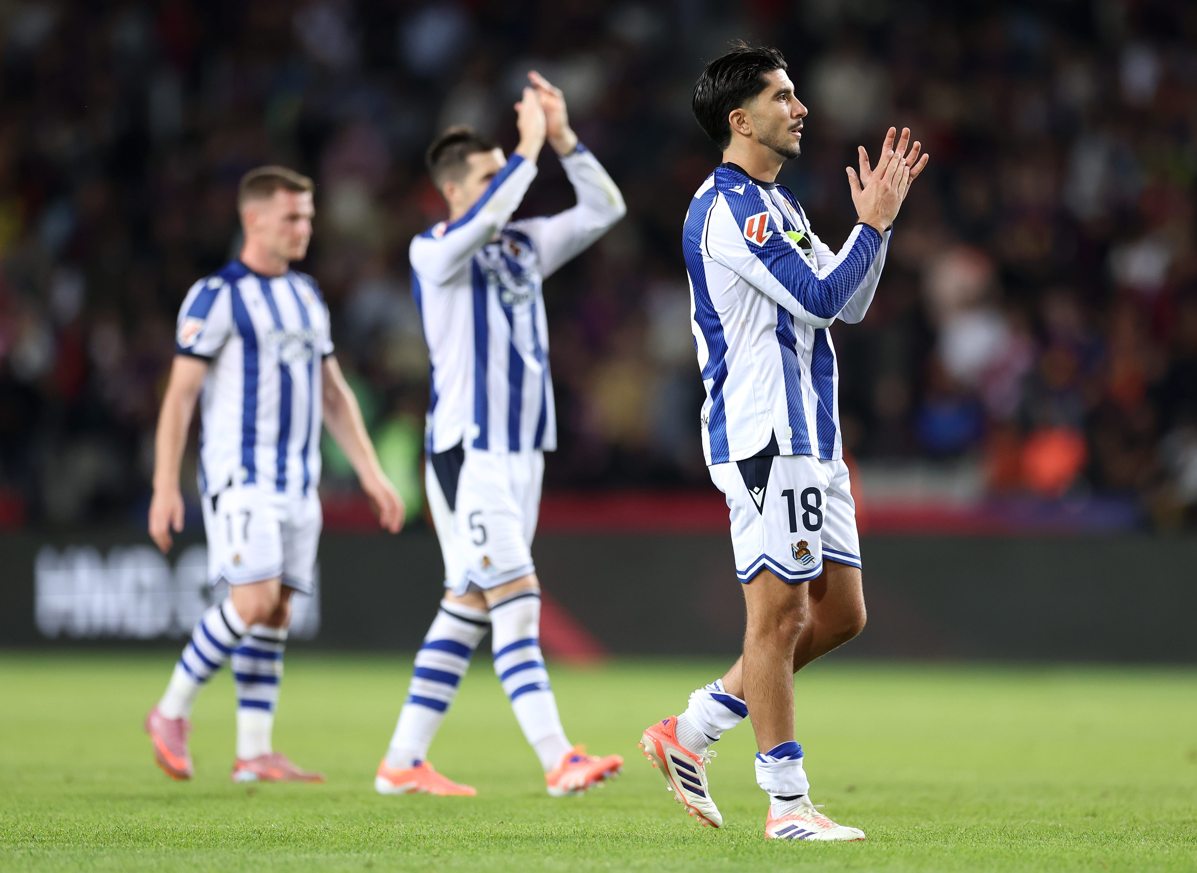 “Clearly made a mistake” – Real Sociedad fume at referee decision during Barcelona defeat