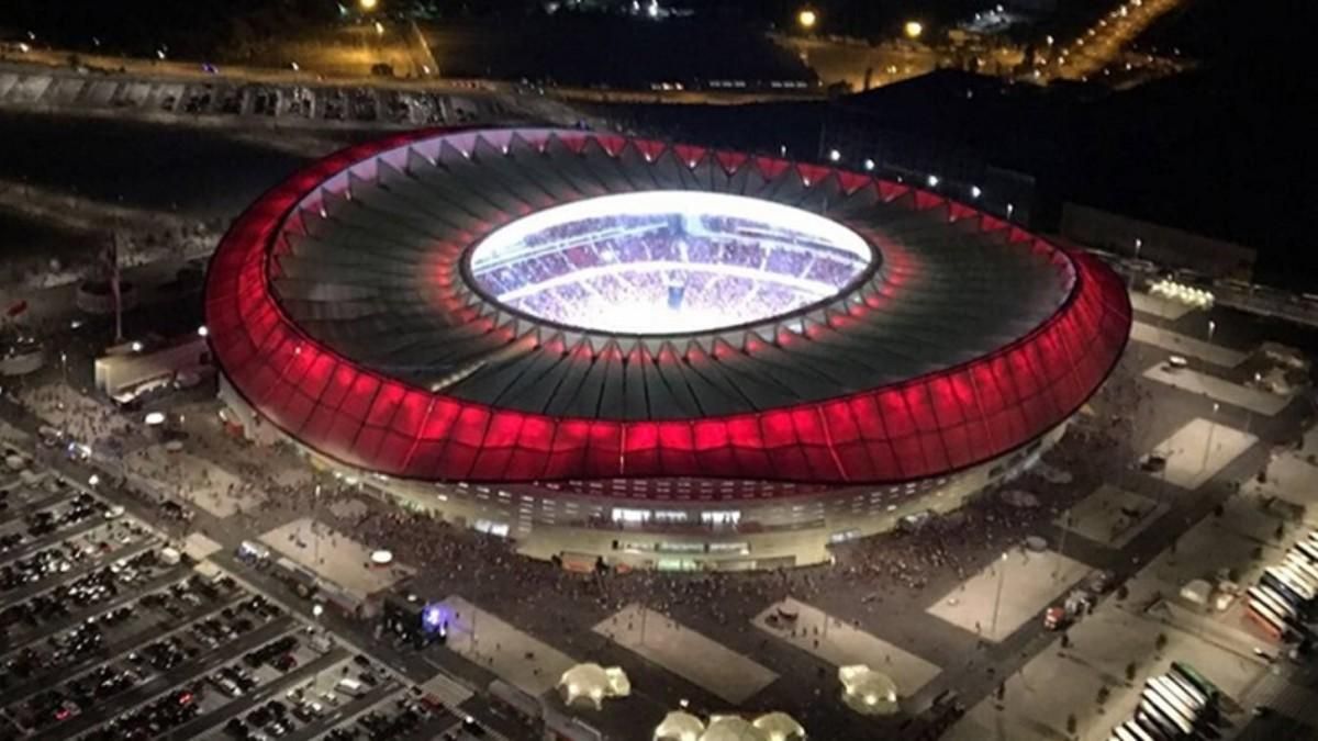 Atletico Madrid's Metropolitano is part of a major urban development.