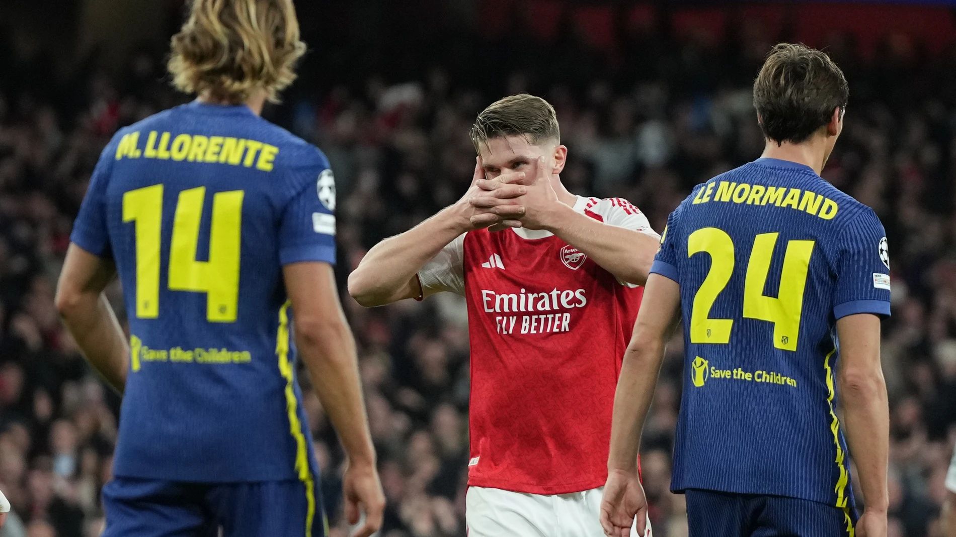 Atletico Madrid Collfapse against Arsenal