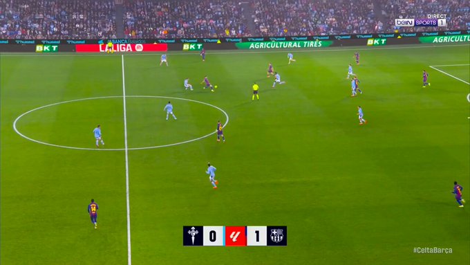 WATCH: Barcelona pegged back by Celta Vigo two minutes after opener
