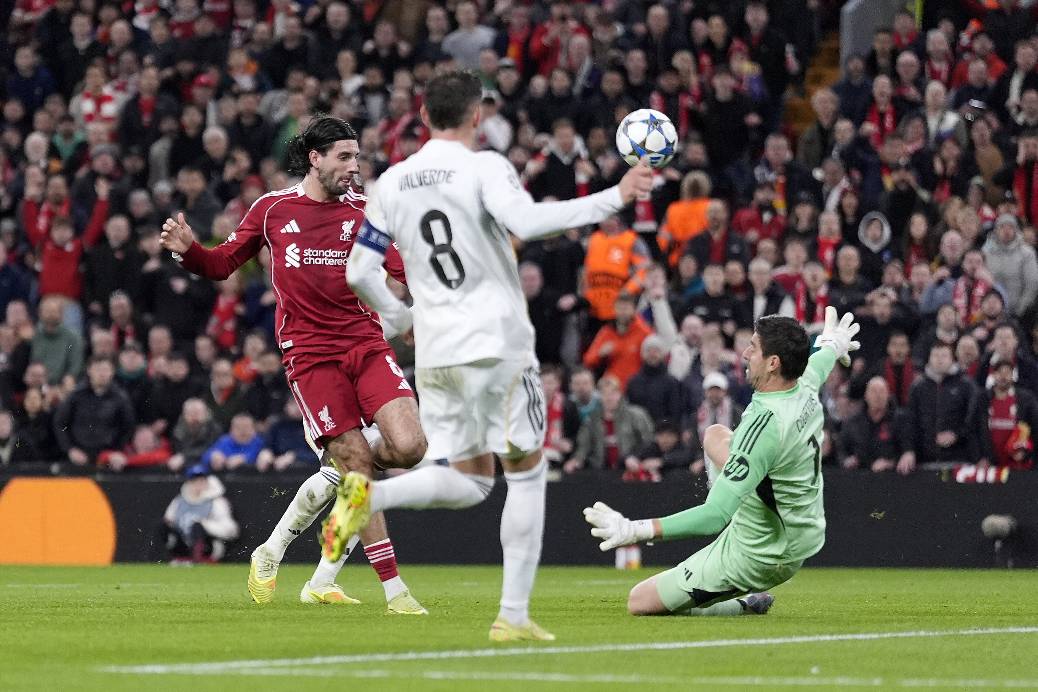 Real Madrid v Liverpool Player Ratings: Thibaut Courteois is one of two good marks