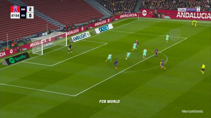 WATCH: Fermin Lopez fires home third as Barcelona extend lead against Athletic Club
