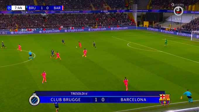 WATCH: Barcelona trade early goals with Club Brugge in Champions League clash