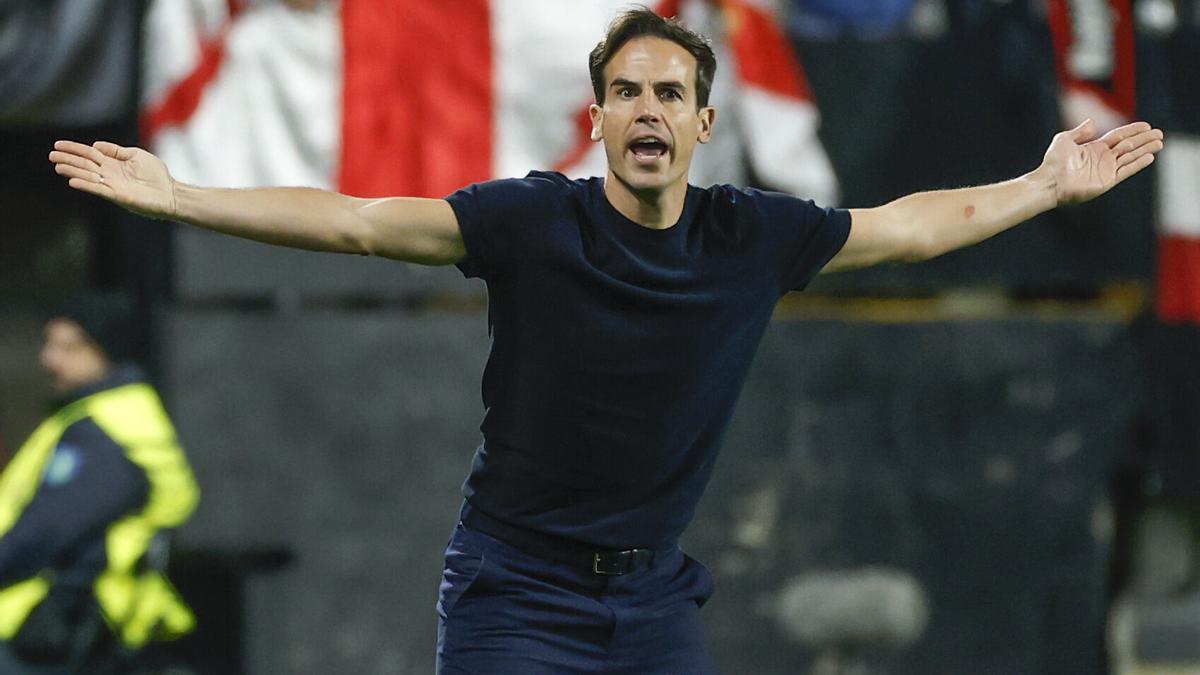 Inigo Perez demands more from his Rayo team.