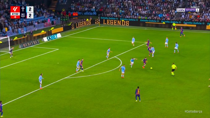 WATCH: Lamine Yamal strikes before half time as Barcelona go 3-2 up at Balaidos