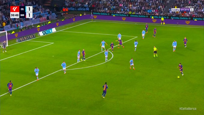 WATCH: Robert Lewandowski doubles up as Barcelona retake lead against Celta Vigo
