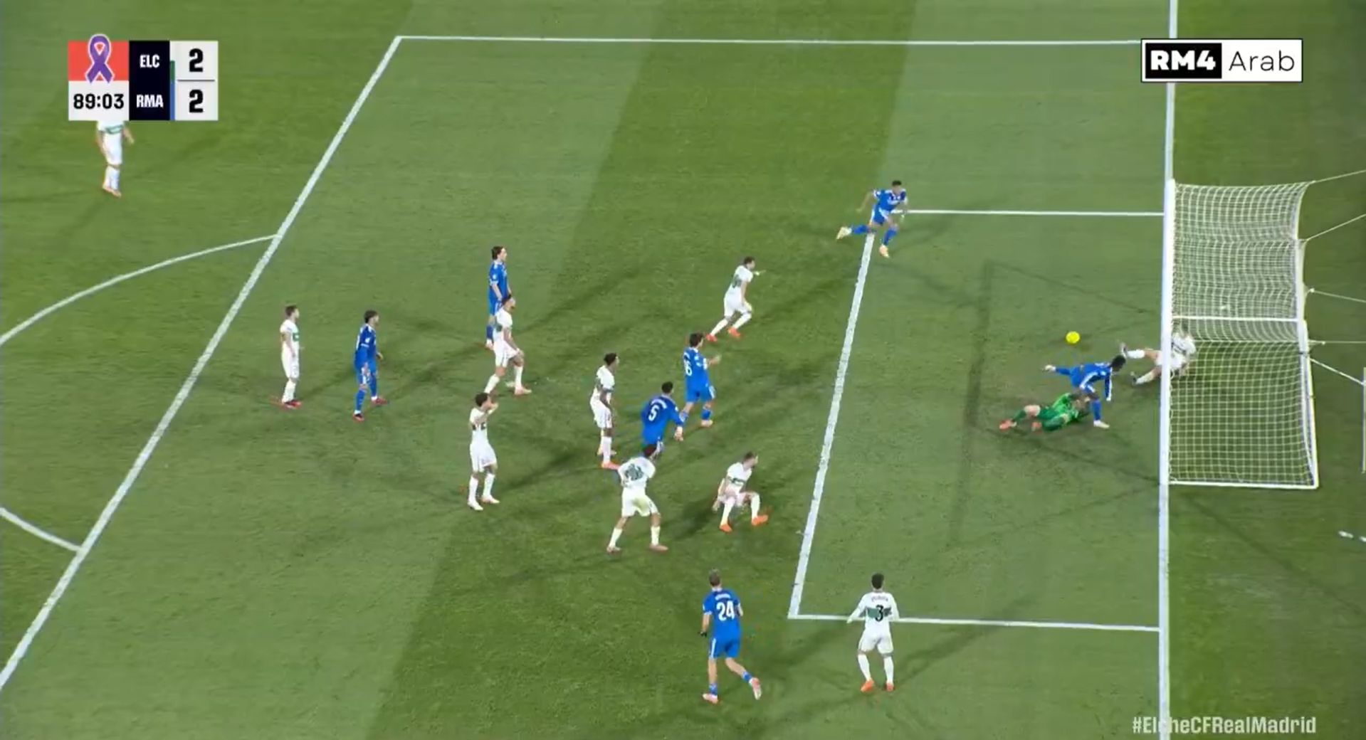 WATCH: Controversy surrounds Real Madrid goal after Barcelona loanee left bloodied