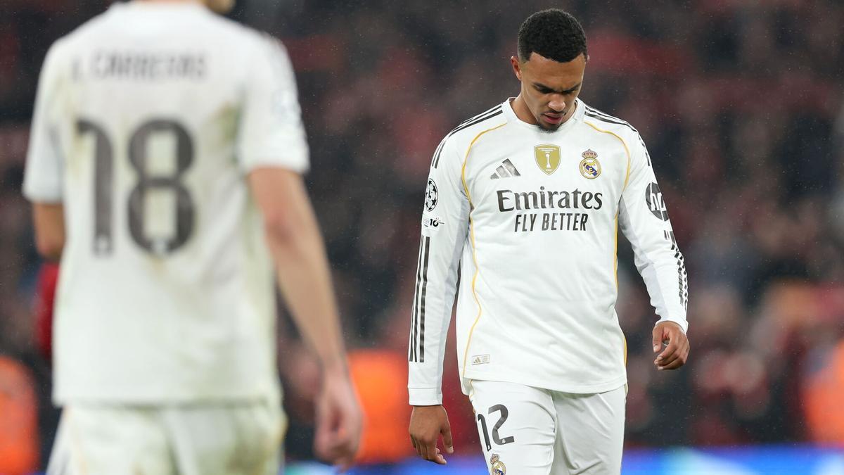 Trent Alexander-Arnold came on in the closing stages at Anfield.