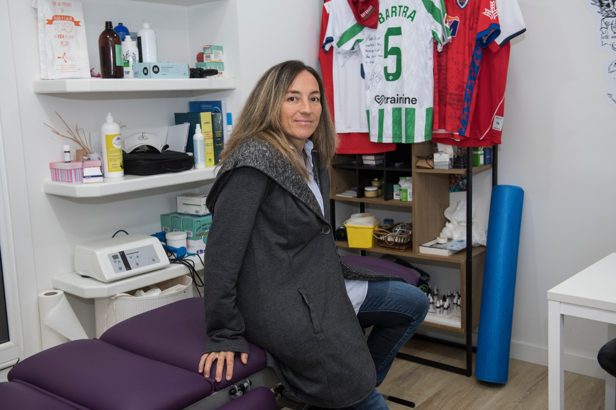 Gonzalez de Arriba in his treatment at Real Madrid.