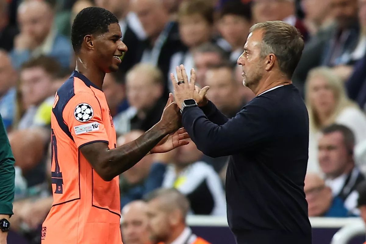 Delighted Hansi Flick tells anecdote on Marcus Rashford mentality – ‘I’m really happy he’s here’