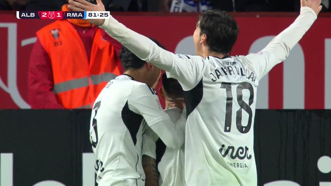 WATCH: Real Madrid fall behind again to Albacete before late equaliser from Gonzalo Garcia