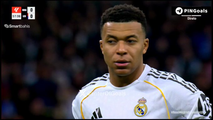 WATCH: Kylian Mbappe fires Real Madrid into lead against Levante before Raul Asencio adds second