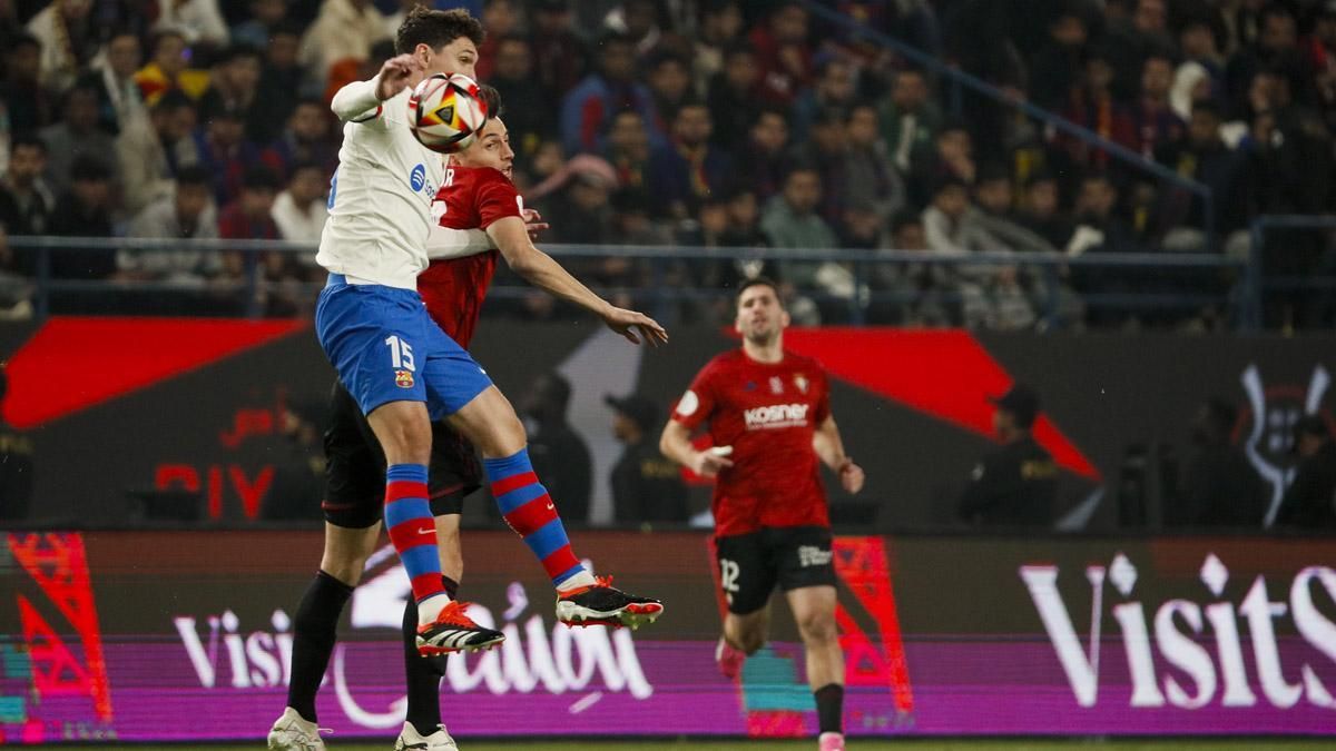 Osasuna competes for less money in the Supercopa.