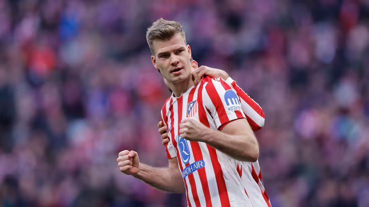Sorloth celebrates his opener.