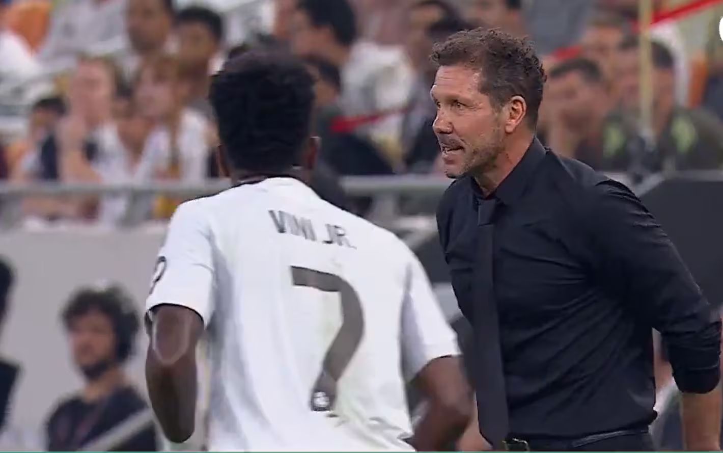 Real Madrid star Vinicius Junior takes swipe at Atletico Madrid manager Diego Simeone on Instagram