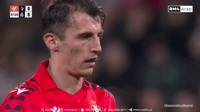 WATCH: Ante Budimir scores penalty as Real Madrid trail Osasuna