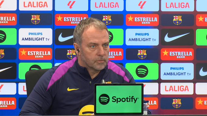 Barcelona manager Hansi Flick reveals talks with referee after controversial disallowed goal