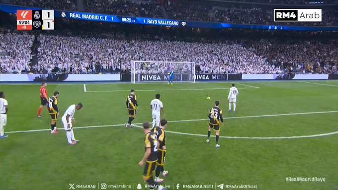 WATCH: Kylian Mbappe scores 100th minute winner for Real Madrid against Rayo Vallecano