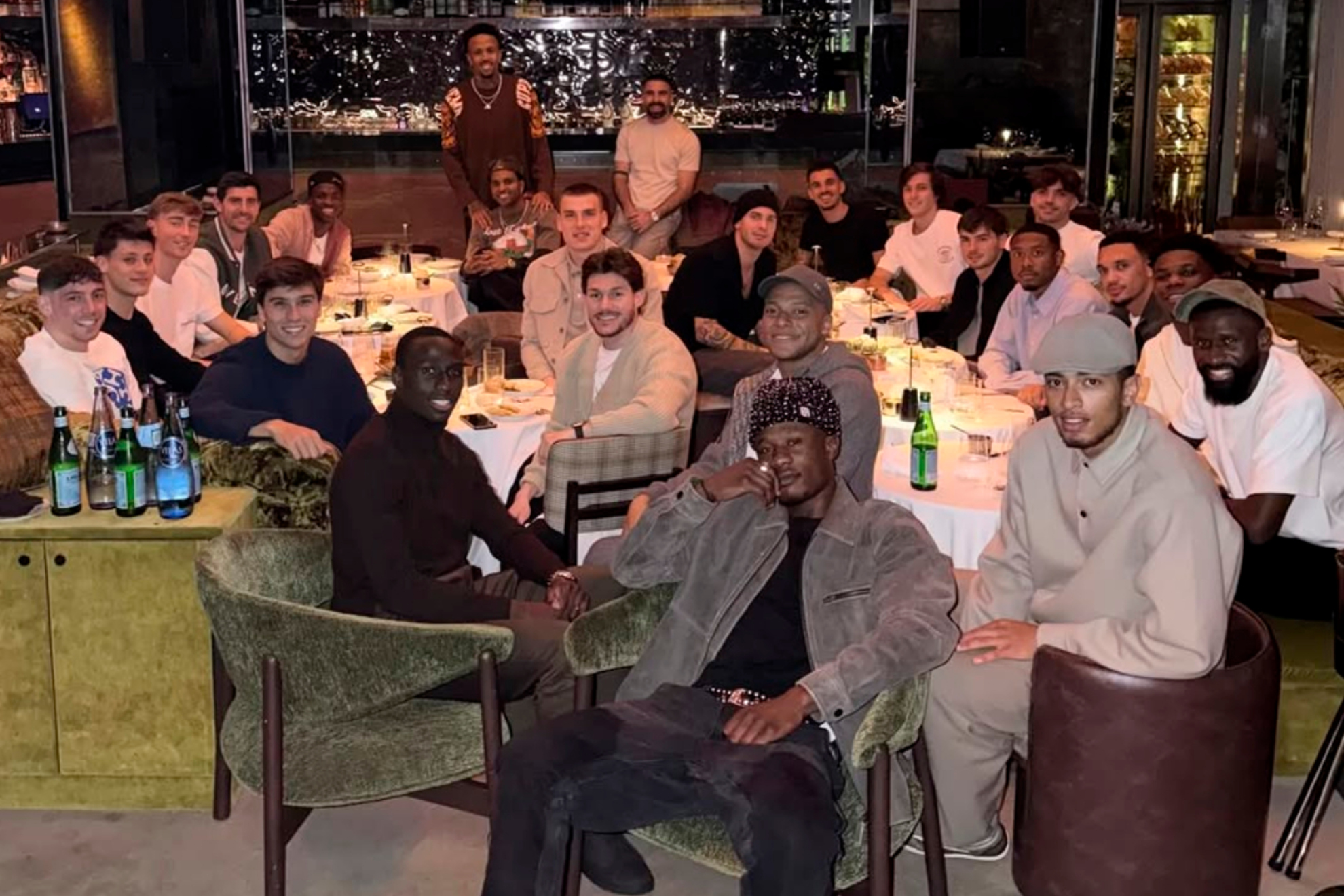 Kylian Mbappe and Vinicius Junior pick up cheque for Real Madrid team as bonding dinner lasts until 3am