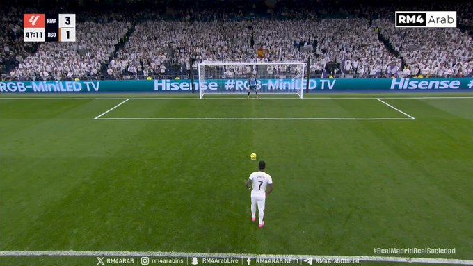 WATCH: Vinicius Junior doubles up as Real Madrid make it 4-1 against Real Sociedad